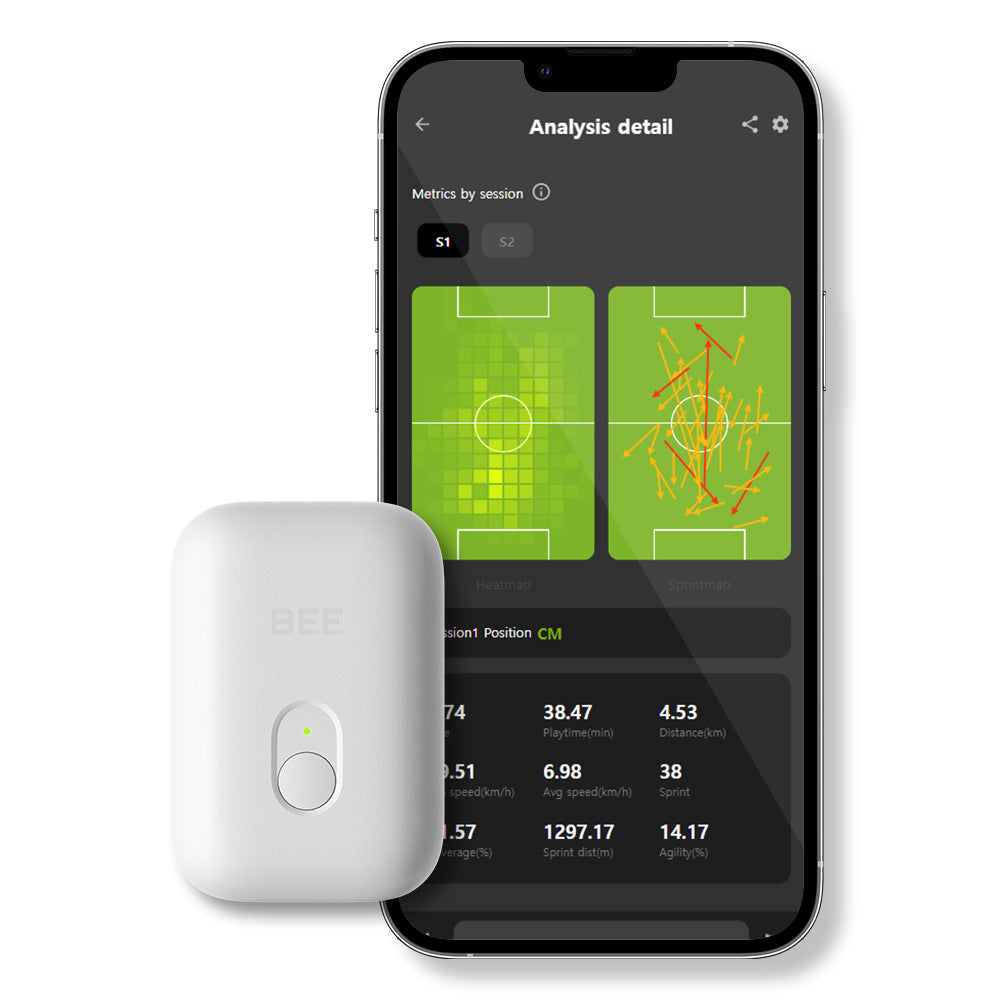 SOCCERBEE LITE 2 SET (GPS Tracker + VEST)