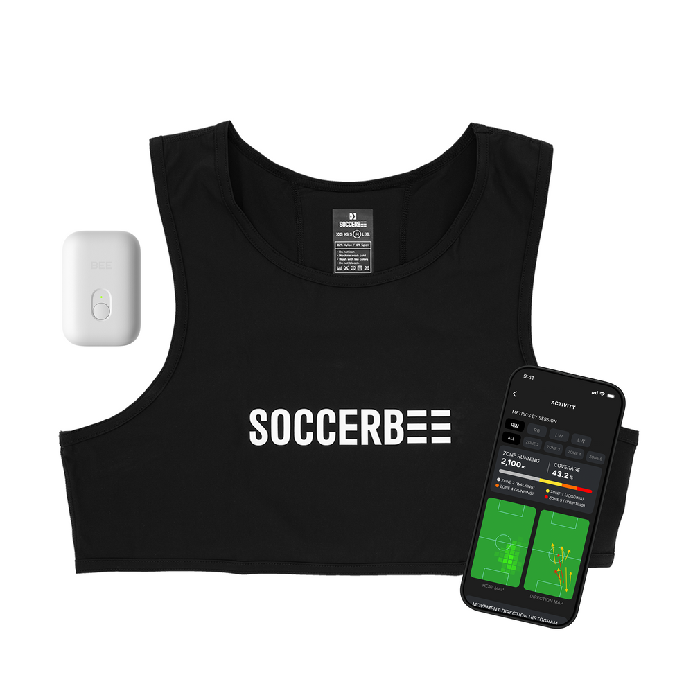 SOCCERBEE LITE 2 SET (GPS tracker + VEST)