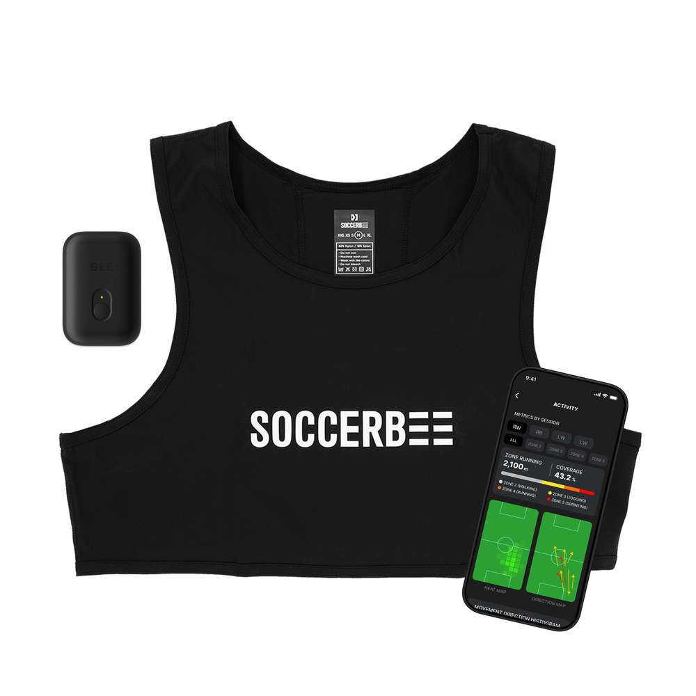 SOCCERBEE PRO 2 SET (GPS tracker + VEST)