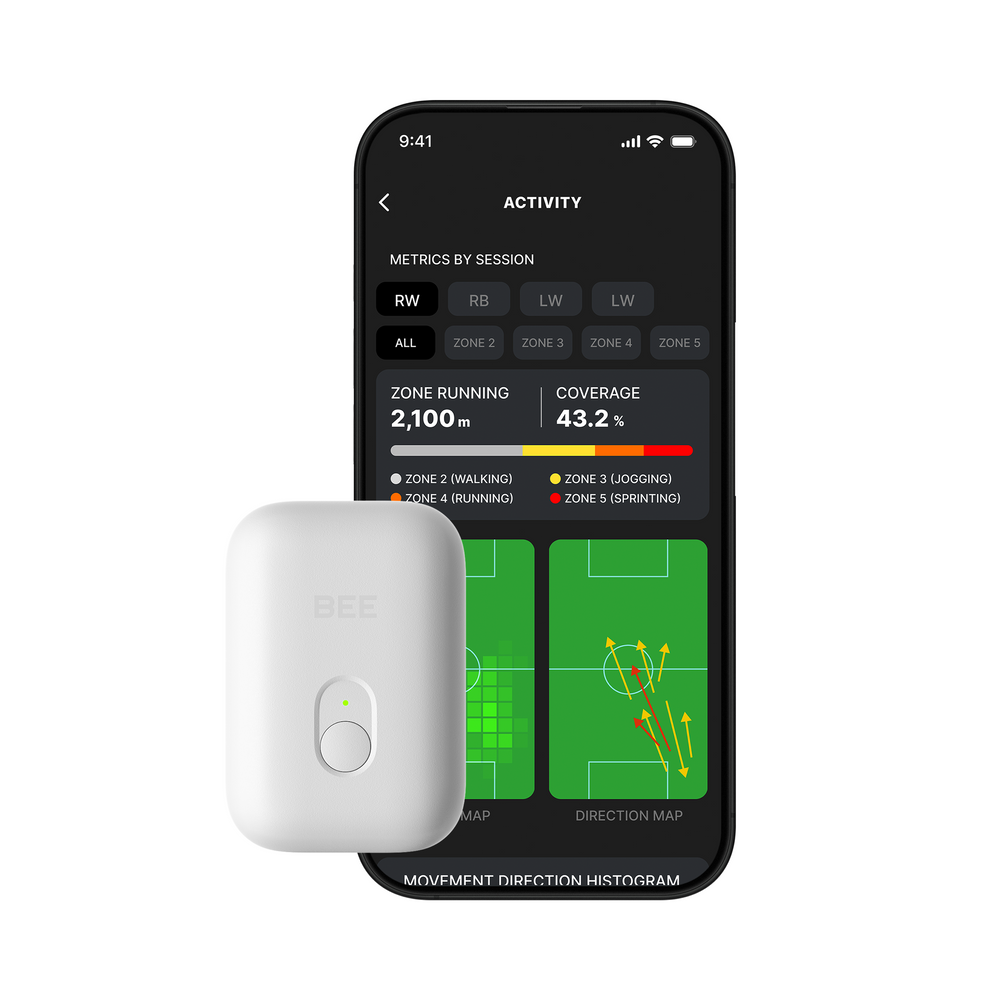 BEE LITE GPSトラッカーとベストセット SOCCERBEE LITE 2 SET (GPS tracker + VEST) – Soccerbee